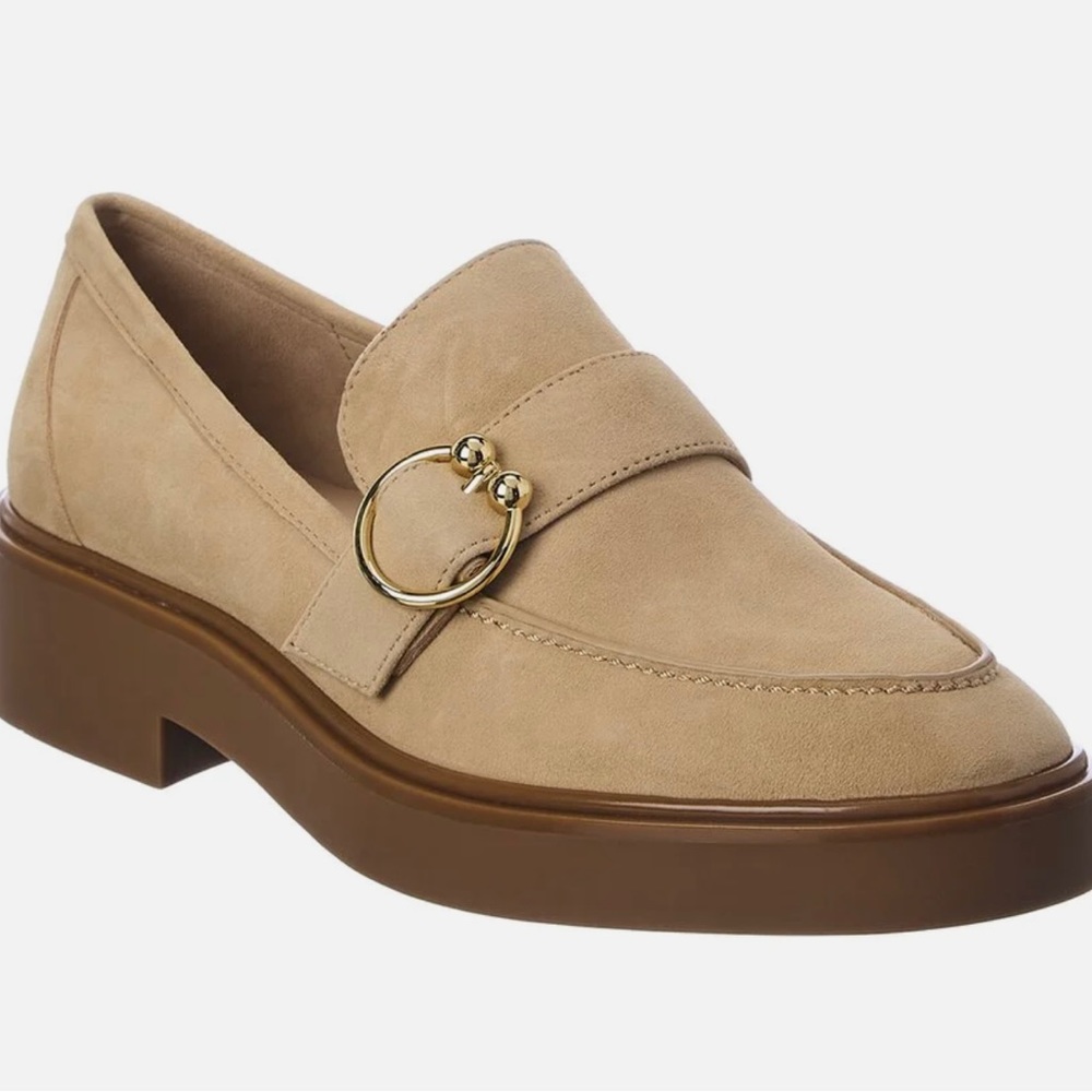 Stuart Weitzman Brenna Suede Loafer 7.5
